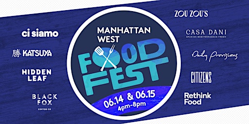 Primaire afbeelding van Manhattan West Food Festival