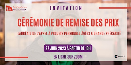 Imagen principal de Cérémonie de remise des Prix - Fondation Monoprix & Ulule