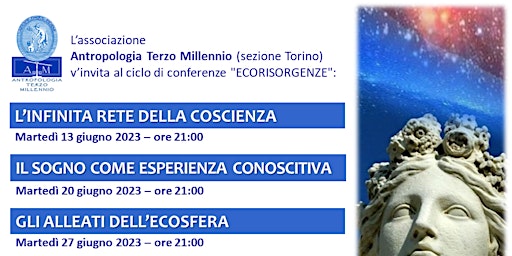 Immagine principale di "L'INFINITA RETE DELLA COSCIENZA" (conferenza A.T.M. a Torino) 