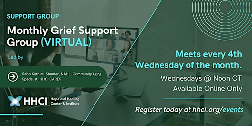 Monthly Grief Support Group (Virtual) primary image