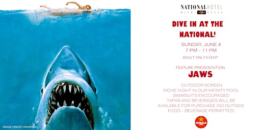 Dive In at The National: A Movie Night Featuring JAWS  primärbild