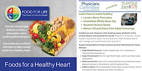Food for Life: Foods for a Healthy Heart
