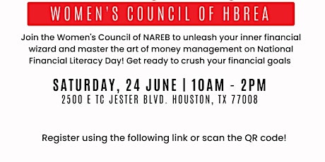 Imagem principal de Women's Council of HBREA National Financial Literacy Day Class