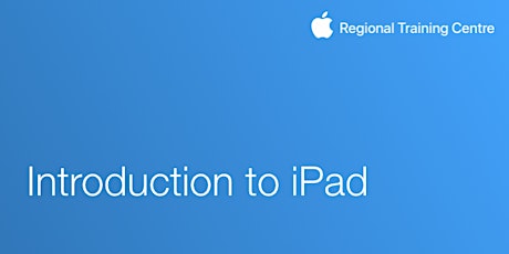 Introduction to iPad primary image