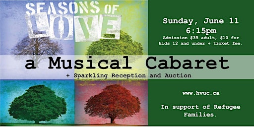 Seasons of Love-A Musical Cabaret + Sparkling Reception with Auction primary image