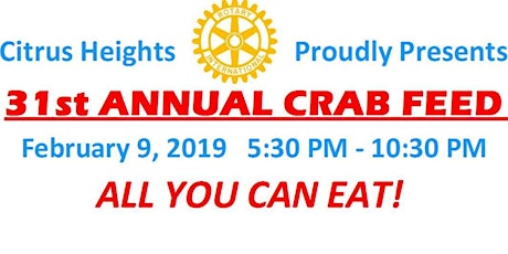 2019 Citrus Heights Rotary Crab Feed primary image
