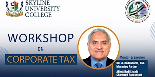 Workshop on Corporate Tax UAE (Free, all Nationalities) primary image