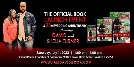 THE OFFICIAL BOOK LAUNCH EVENT CELEBRATING DAVID TURNER