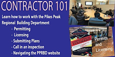 Contractor 101 - Pikes Peak Regional Building Department