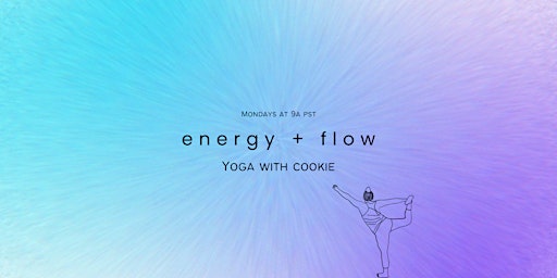 energy + flow yoga with cookie primary image