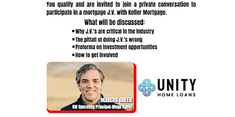 Unity Home Loans JV Opportunity with Marcus Green