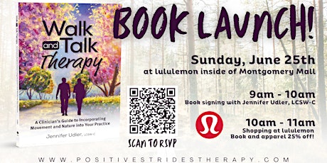 Walk and Talk Therapy Book Launch!