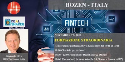 FORMAZIONE STRAORDINARIA DEALSHAKER & ONELIFE FORMAZIONE STRAORDINARIA DEALSHAKER & ONELIFE