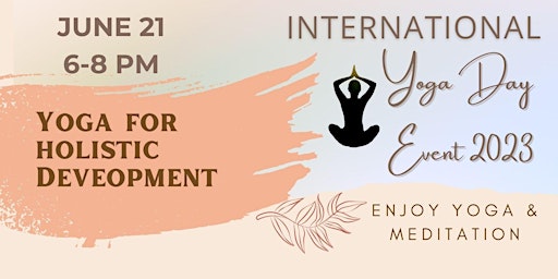 International Day of Yoga event- Enjoy Yoga & Meditation in the Park