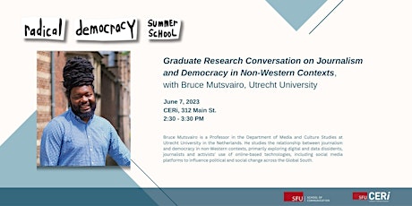 Graduate Research Conversation on Journalism and Democracy
