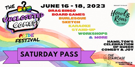 The Uncloseted Comedy Pride Festival - Saturday