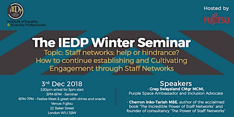 Staff networks: help or hindrance? How to continue establishing and Cultivating Engagement through Staff Networks primary image