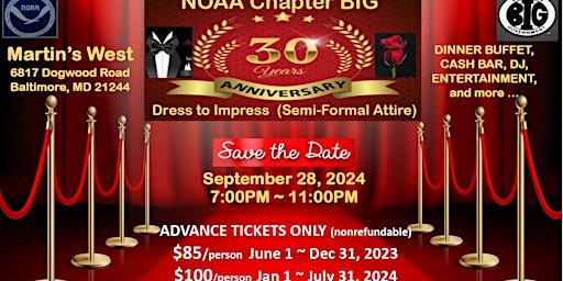 Hauptbild für NOAA Chapter of Blacks In Government 30 Year Anniversary Celebration