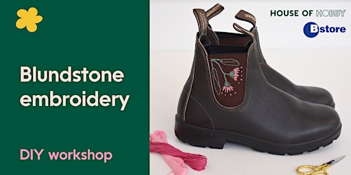 Blundstone Boot Embroidery - DIY Workshop primary image