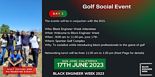 Golf Social - Black Engineer Week 2023 primary image