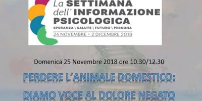 Perdere l'animale domestico: diamo voce al dolore negato Perdere l'animale domestico: diamo voce al dolore negato