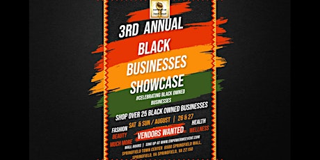 Image principale de 3rd Annual Black  Businesses Showcase