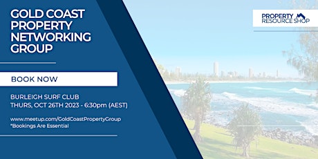 Primaire afbeelding van Gold Coast Property Networking Group Meetup - Thursday 26th October 2023