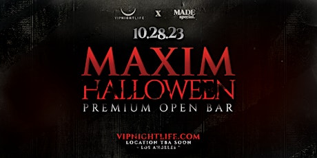 Maxim LA Halloween Party
