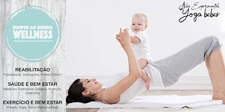 Imagem principal de Aula Experimental Gratuita Yoga Bebés (3 meses aos 2 anos)