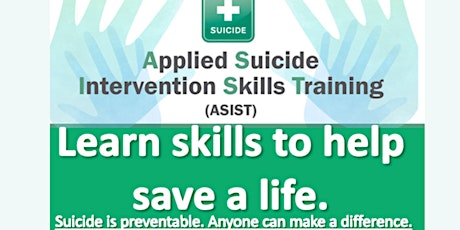 Applied Suicide Intervention Skills Training (ASIST) May 23-24