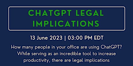 ChatGPT Legal Implications