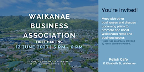 Waikanae Business Association - First Meeting primary image