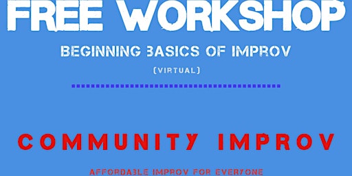 Online Improv Workshop - FREE primary image