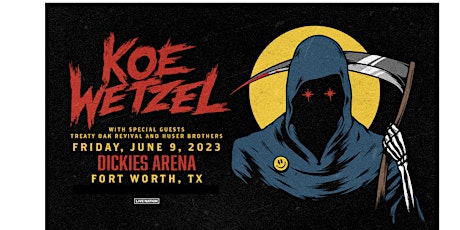 Koe Wetzel Fort Worth Tickets, Dickies Arena Jun 09, 2023