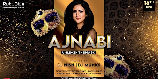 Imagen principal de AJNABI - Bollywood Masquerade Night