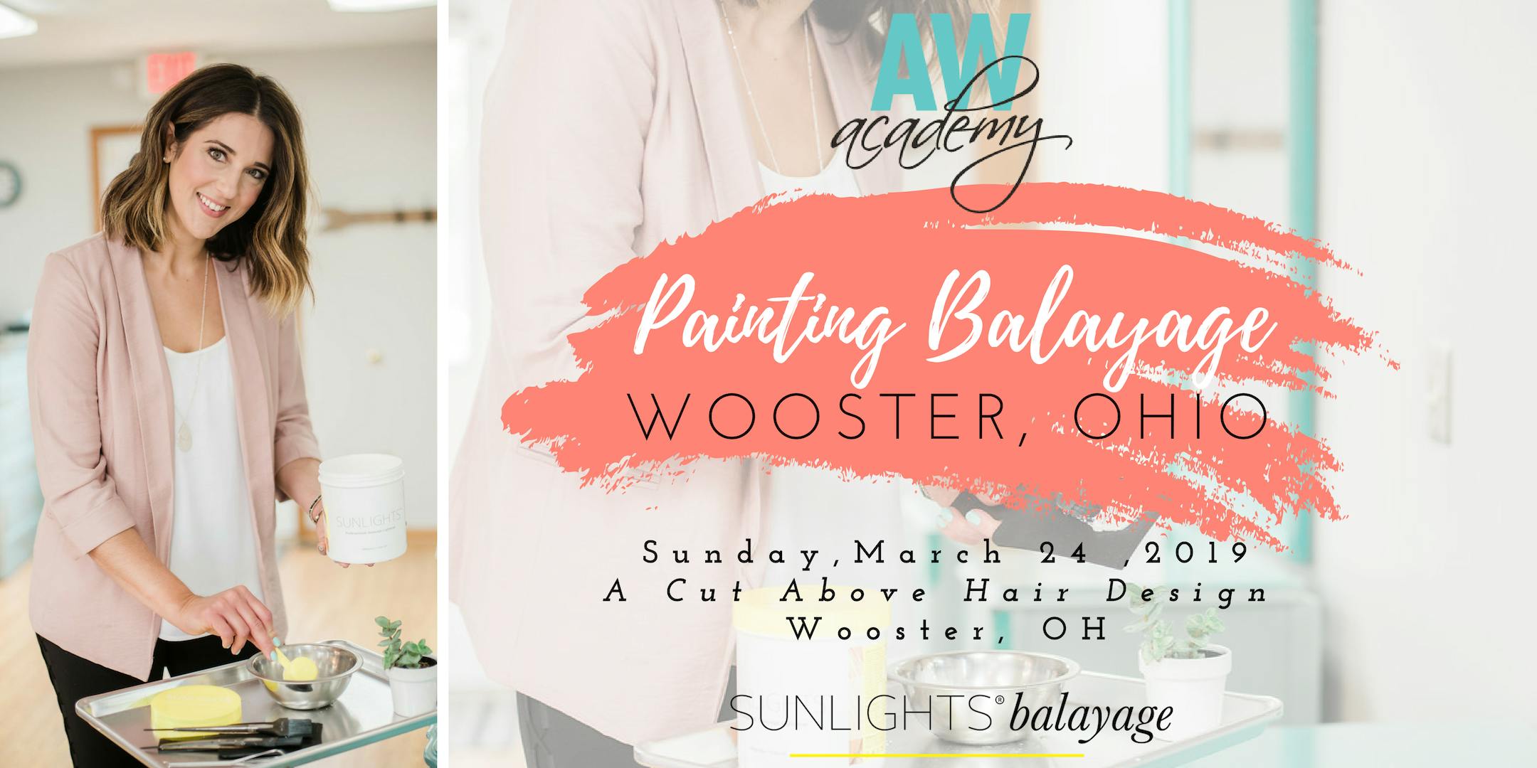 Painting Balayage with Abby Warther in Wooster, OH