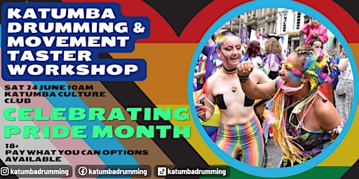 LGBTQIA+ Drumming & Movement Taster with Katumba!  primärbild