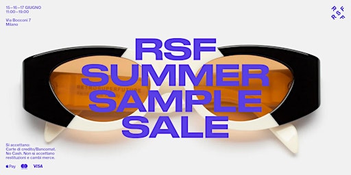 RSF SUMMER SAMPLE SALE primary image
