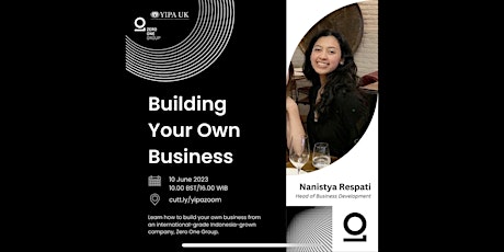 Imagen principal de YIPA UK x Zero One Group: Building your own business