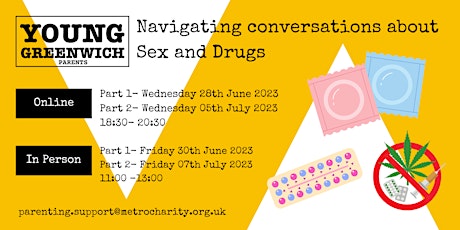 IN-PERSON - Navigating Conversations about Sex and Drugs