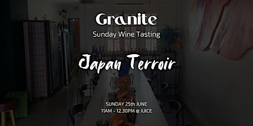 Sunday Wine Tasting - Japan Terroir primary image