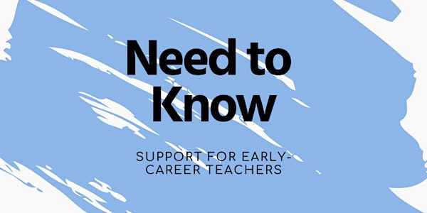 Need to Know • 3 sessions