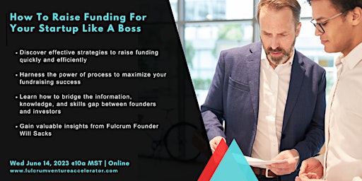 How To Raise Funding For Your Startup Like A Boss primary image