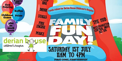 Imagen principal de Family Fun Day - Fund raising for Derian House Children Hospice
