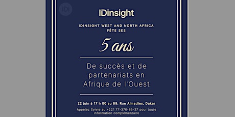 IDinsight West and North Africa Fete ses 5 Ans