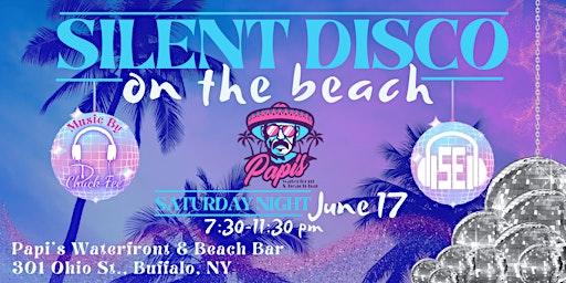 Silent Disco at Papi's Waterfront & Beach Bar! primary image