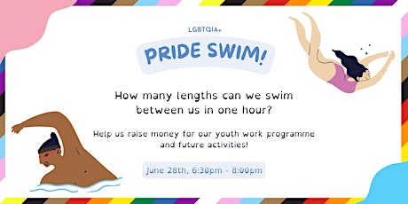 Imagen principal de Pride Swim - LGBTQIA+ Adult Swimming Session & Fundraiser