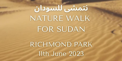 Nature Walk for Sudan @ Richmond Park *BLACK PEOPLE ONLY* primary image