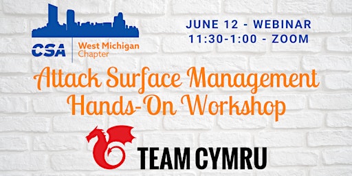 CSA West Michigan - Attack Surface Management Workshop primary image