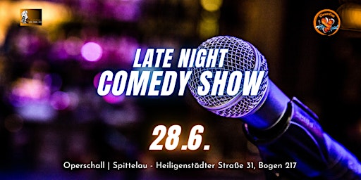 Viel zu Spät Show | Jazz & Jokes | Late Night Comedy Wien @Operschall primary image